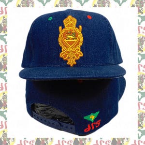 Jah Army [drs] Embroidered Snapback Cap roots reggae rastafari africa soundsystem