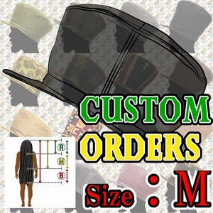 drs Handmade  [Size-M / Custom order] Marshall style Rasta Crown Hat (roots reggae dub rastafari africa ethiopia jamaica haile selassie i)