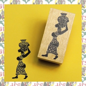 Afrikanischer Mama[drs] Stempel (Reggae Äthiopien Rasta Roots Dub Afrika)