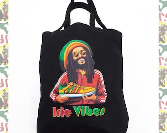 drs original tote bag a196 (Ethiopian Angel Roots Dub Reggae Jamaica Africa Ethiopia )