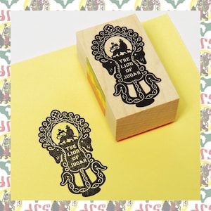Lalibela LIon[drs]Rasta Reggae Stamp   (reggae rastafari roots reggae dub jamaica ethiopia africa japan haile selassie i lion of judah)