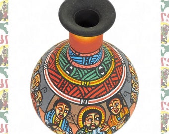 Ethiopian Tej Bottle Art (roots reggae dub rastafari africa ethiopia jamaica haile selassie i)