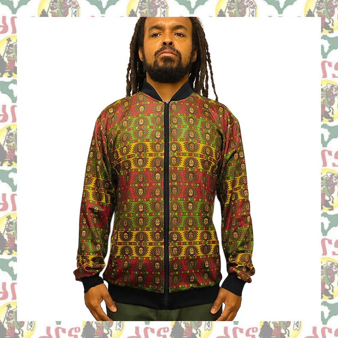 Ethiopian Angel [drs] Full Print Jacket (reggae Roots Dub Ethiopia