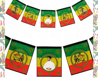 Coronation Haile Selassie I [drs]Tapestry Flag Banner Haile