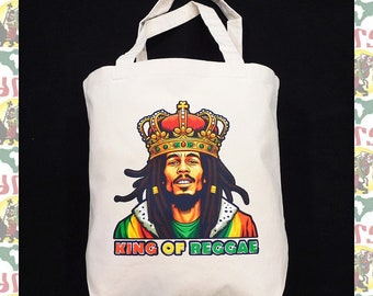 drs original tote bag a192 (Lion of Judah Roots Dub Reggae Jamaica Africa Ethiopia )