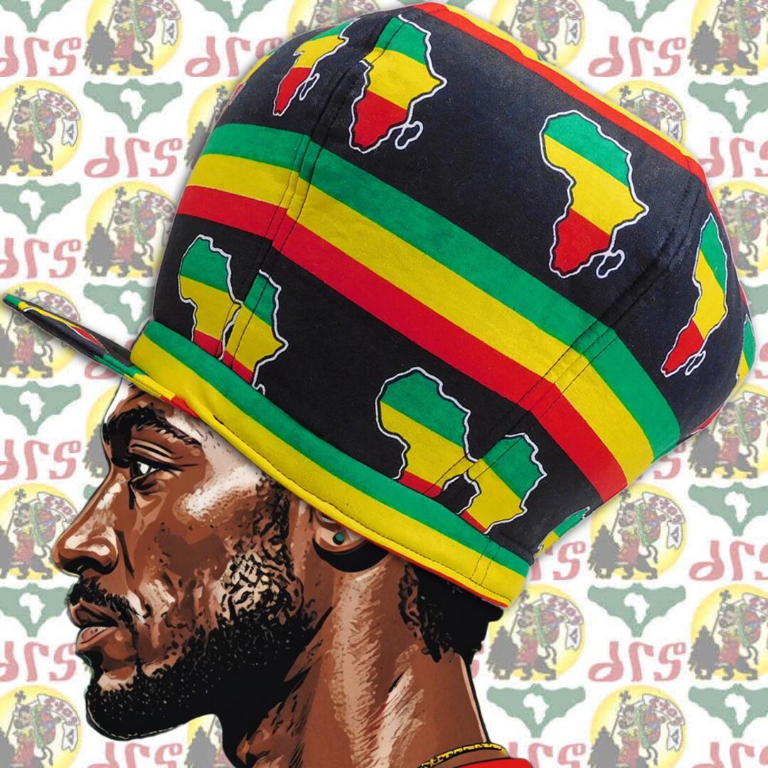 Drs Brand [size-b/61cm] Rasta Crown Cap (roots Reggae Dub Rastafari ...
