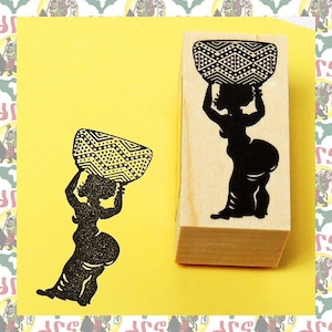 African Mama2[drs] Rubberstamp  (Reggae Ethiopia Rasta Roots Dub Africa)
