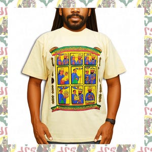Haile Selassie I[drs] 5.6oz T-Shirts Roots Reggae Dub Haile Selassie Africa Ethiopia Jamaica