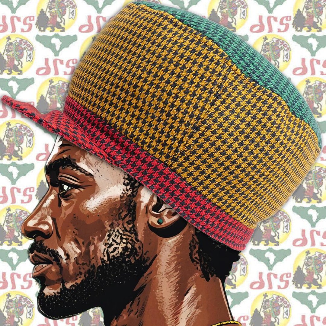Drs Brand [size-r/60.0cm] Marshall Style Rasta Crown Hat (reggae ...