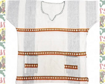 dress shirt african clothes cotton roots dub rasta color lion of judah Ethiopian Traditional Cotton shirt L m-a282