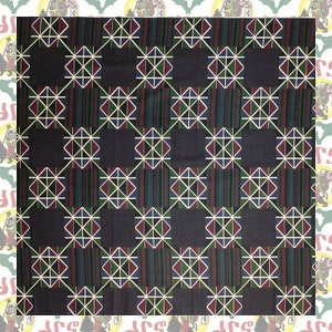 african fabric / 180cm/1.97yards / 100% Cotton / f99 / Ankara Fabric, Mudcltoth Print, Kente Print,