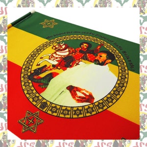 St.George [drs]Hand Flag　(roots reggae dub rastafari africa ethiopia jamaica haile selassie i)