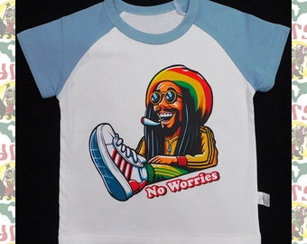 Kids T-shirts drs  a40/ Children's Tee Lion of Judah Reggae Jah Rastafari Ethiopia Jamaica