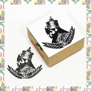 Haile Selassie I Menen [drs] Rubberstamp Roots Reggae Dub Jah Rastafari Etiopía Poder de la Trinidad Jamaica África Rey de Reyes León de Judá