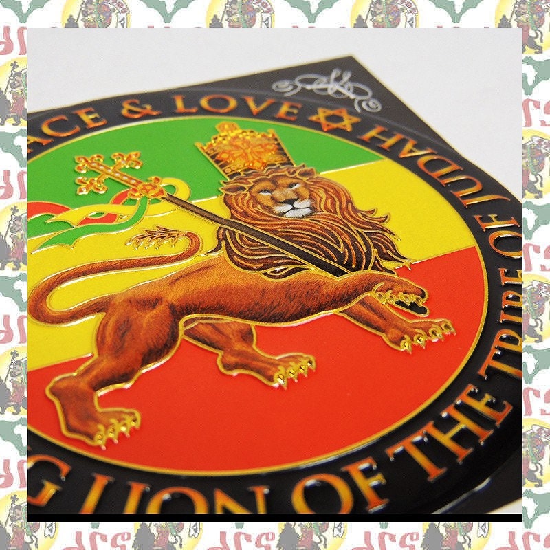 Lion of Judah Sticker Decal Vinyl Rasta Jamaica Bob Marley Roots Dub Reggae Car Lion of Judah Sticker Decal Vinyl Rasta Jamaica Bob Marley Roots Dub Reggae Car