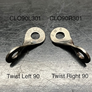 Twisted 90 Degrees Upcycled KMC Bicycle Chain Link Outer Plate (pack of 20) Craft Supply