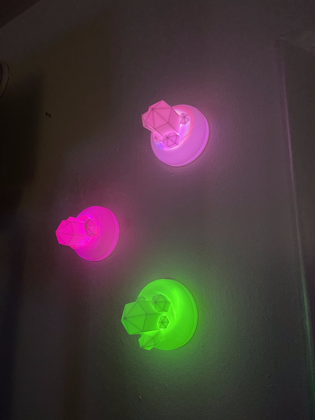 Wall Crystals LED Wall Lights Etsy