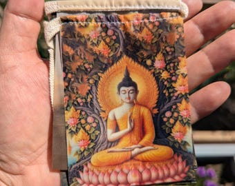 Mini Buddha Cloth Prayer Flags: Tibetan-Inspired Home Decor