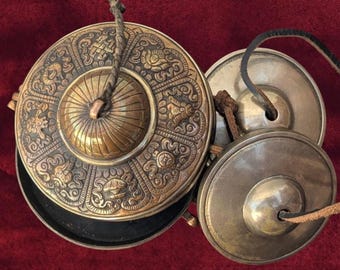 Tibetan Tingsha Bells, Sound Healing Meditation Cymbals, 3 Inch Standard Size