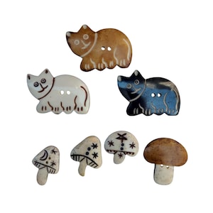 Eco-friendly sewing buttons/Handmade Decorative and Unique Natural Buffalo Horn Buttons/Himalayan artisan craft/ethnic wear/bone craft