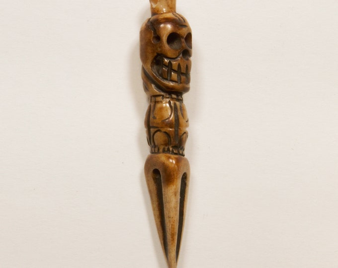 Phurba Tibetan Yak bone, Hand Carved