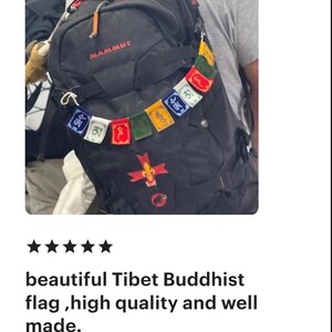 Mini Tibetan Fabric Prayer Flags: Colorful Spiritual Home Decor - Etsy
