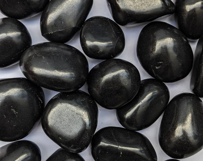 Shungite Tumbled Stone, Large Karelia Shungite