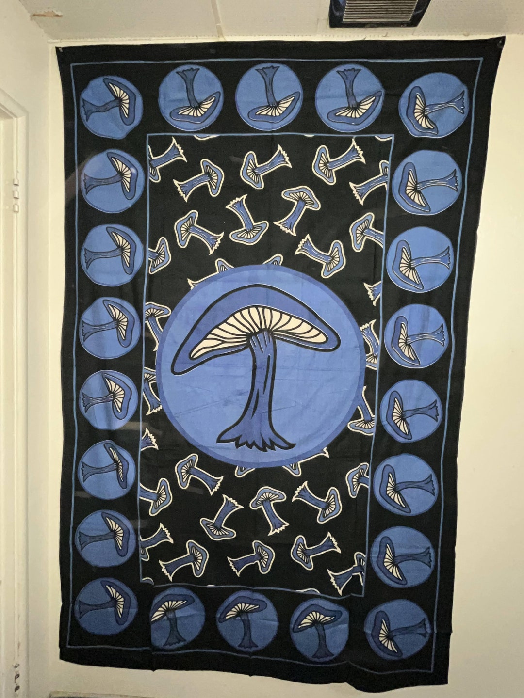 Single Size Tiedye Bedsheet, Boho Wall Hanging, Tree of Life Bedsheet