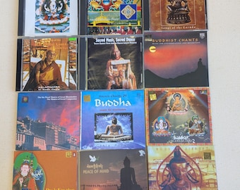 The mantra of Great Compassion CDs/Sacred Chants of Buddha CDs/The Sound of Dharma CDs/Meditation de Tchenresi CDs/Sacred Tibetan Chant CDs
