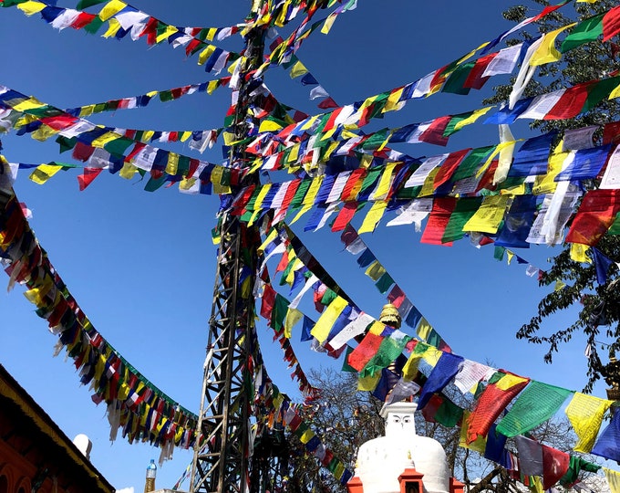 Extra large or True size/ Tibetan Prayer Flags / (25 sheets) each 13*18 inches Prayer Flags