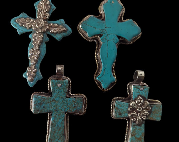 Tibetan Silver Cross Pendant