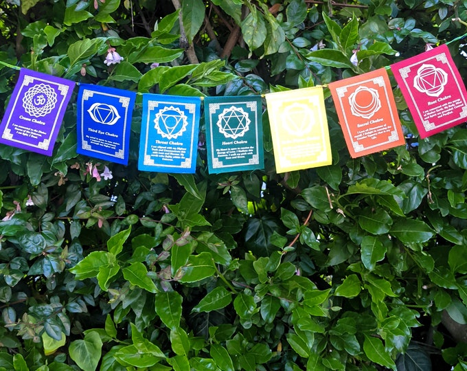 We offer mini prayer flags for meditation, chakra prayer flags, spiritual home décor, yoga room decorations, and gift ideas for mindfulness.