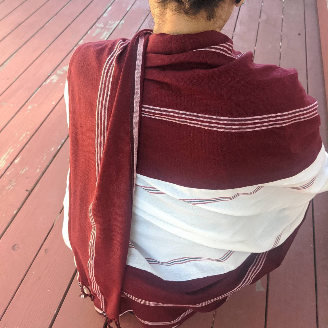 tibetan meditation shawl