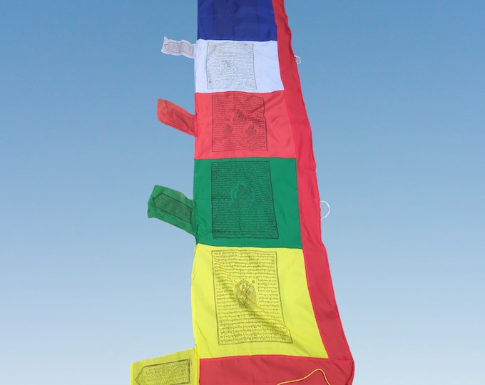 Extra large Vertical prayer flag / pole Prayer flags / Tibetan Buddhist Prayer Pole Flags