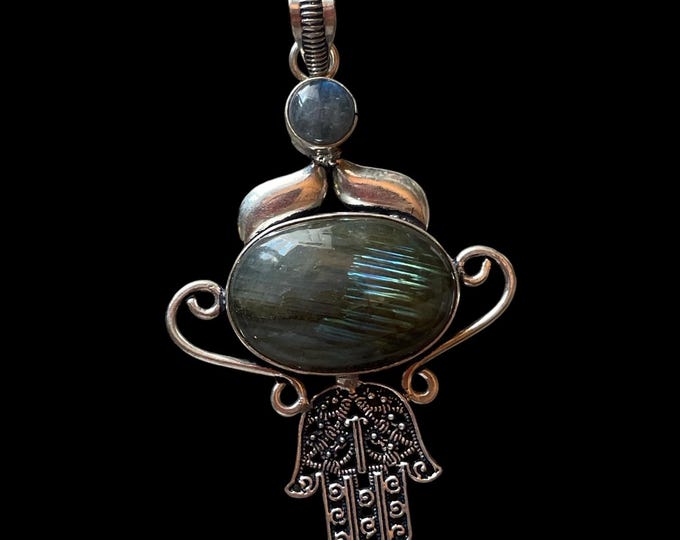 P3/39 - Labradorite Gemstone Handmade 925 Sterling Silver Jewelry Pendants (T12-039)