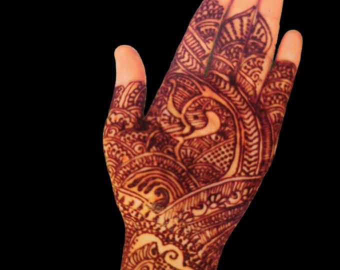 Instant Henna Cones: Fast Application, USDA Certified Organic Paste