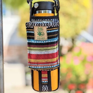 Water bottle holder and phone Pocket or small change pocket, Perfects for bags for hiking, Dog walking,