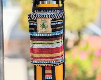Water bottle holder and phone Pocket or small change pocket, Perfects for bags for hiking, Dog walking,