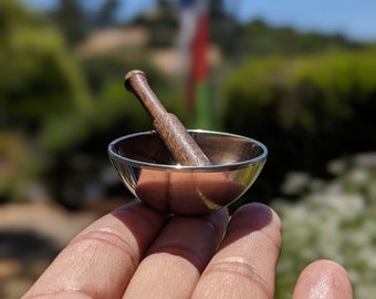 World smallest Tibetan singing bowl with amazing sounds