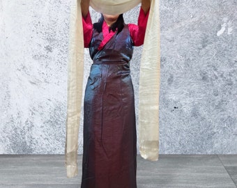 Auspicious Scarf/ Khata / offering white scarf / ceremonial scarf / Tibetan Silk Scarf