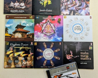 Heart Chakra CDs/Rhythmic Fusion CDs/a musical pilgrimage CDs/Talking Strings CDs/mystic rhythms CDs/Friends of Fusion CDs/Murchhanaa CDs