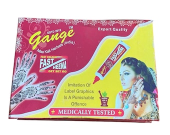 Instant Henna Cones: Fast Application, USDA Certified Organic Paste