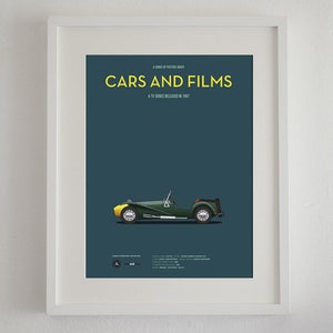 Cartel del coche de la serie de TV The Prisoner, Cars And Films. Poster películas. Arte para amantes de los coches. Decoración para el hogar