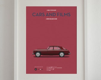 An Education movie car poster, art print A3 Cars And Films, home decor prints, car print. Poster for car enthusiasts. Car print. Movie cars