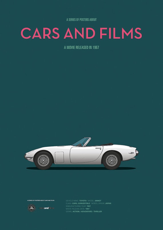 You Only Live Twice Movie Car Poster Art Print A3 Cars And Etsy You Only Live Twice Movie Car Poster Art Print A3 Cars And Etsy