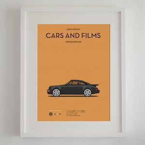 Cartel del coche de la película Bad Boys, Cars And Films. Poster películas. Arte para amantes de los coches. Decoración para el hogar