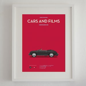 Cartel del coche de la película Top Gun, Cars And Films. Poster películas. Arte para amantes de los coches. Decoración para el hogar
