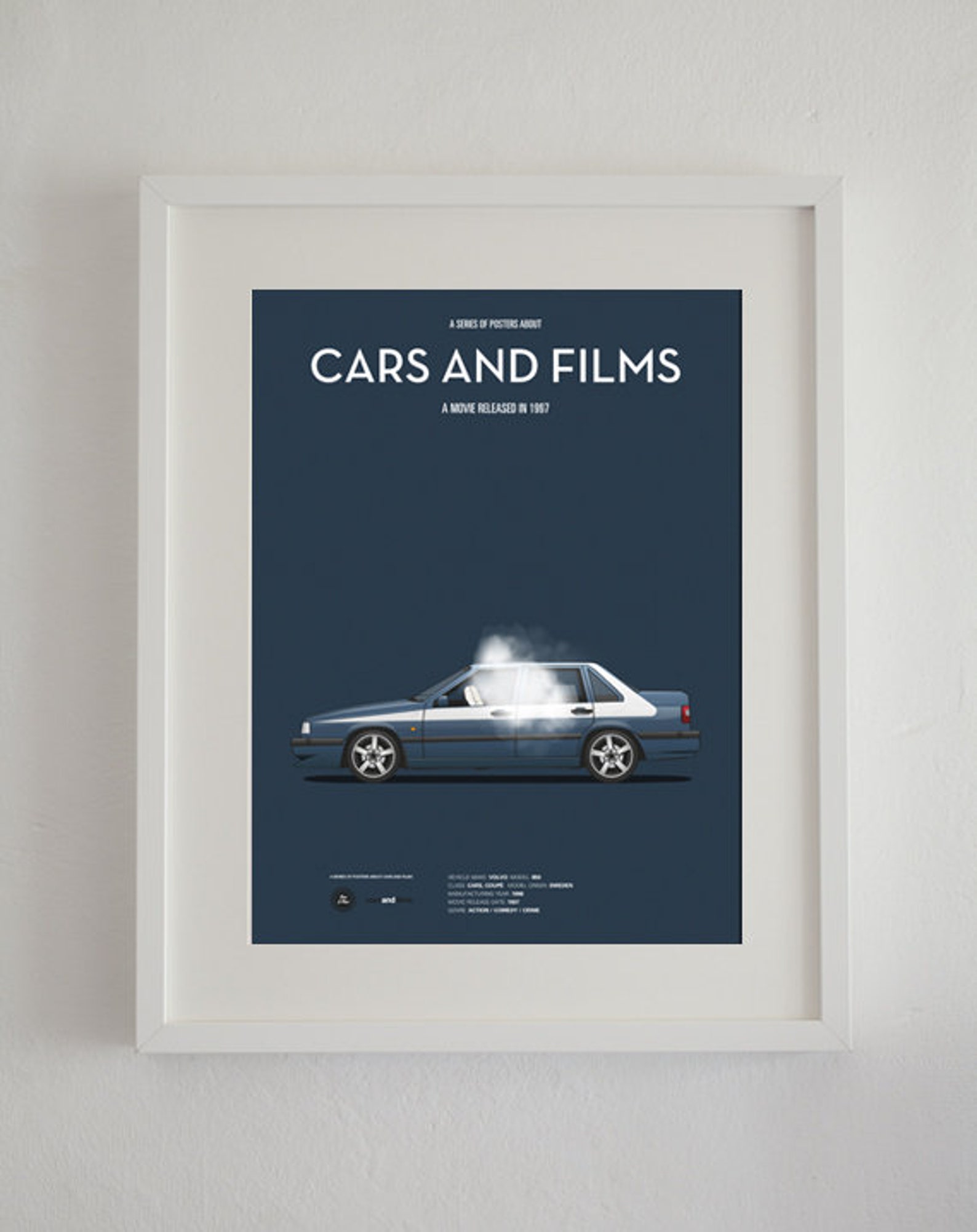 Airbag movie car poster art print A3 Cars And Films home