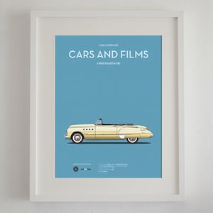 Rain Man car movie poster, art print Cars And Films, Film Art for Car Lovers. Home decor. Wall Art print. Iconic Cars poster. Retro poster image 1