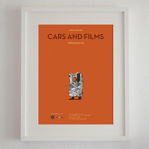 Cartel del coche de la película Top secret!, Cars And Films. Poster películas. Arte para amantes de los coches. Decoración para el hogar